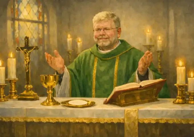 Fr Francis Celebrating Mass