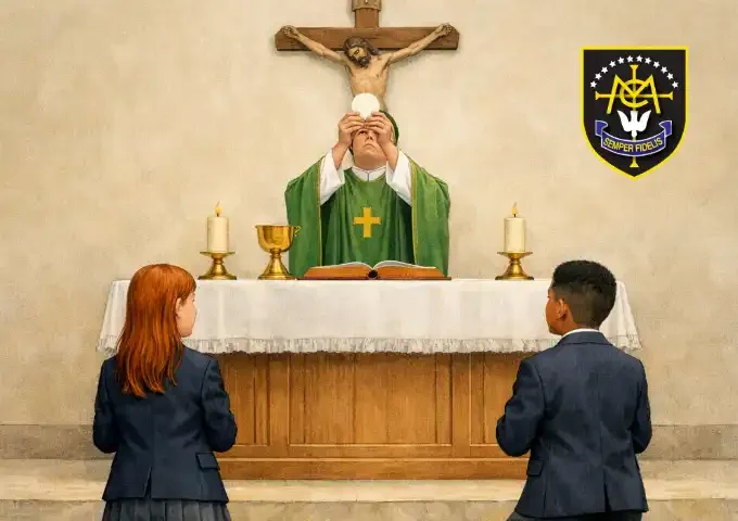 School Mass at Mount Carmel RC High